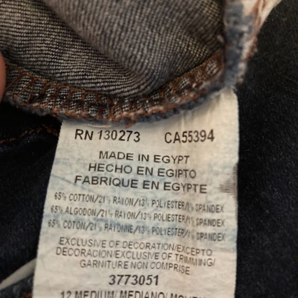 Lee women's size 12 medium dark blue modern series midrise fit bermuda shorts - Picture 7 of 8